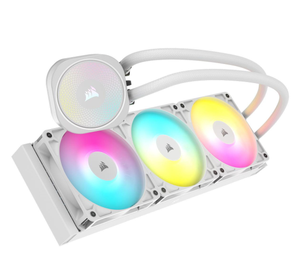 CORSAIR NAUTILUS 360 RS ARGB White 3x120mm - 1286837 - zdjęcie 2